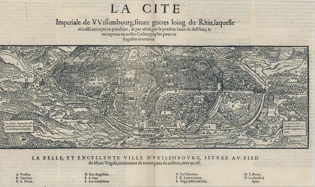 City Plan of Wissembourg