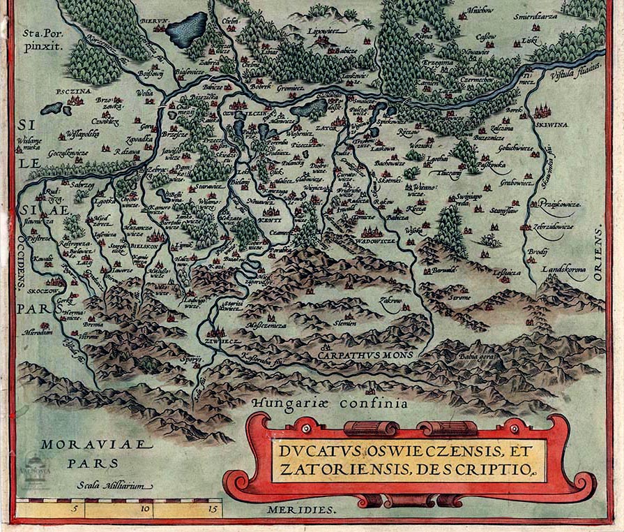 Depiction of the Duchy of Auschwitz and Zator