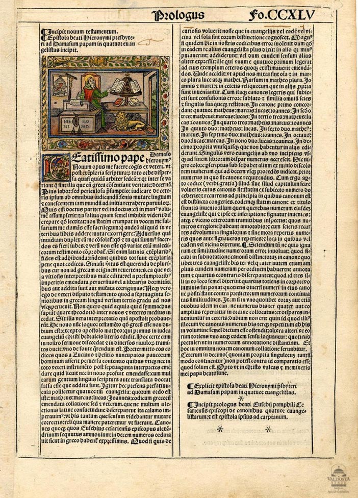 Leaf from Latin Vulgate Bible (A)