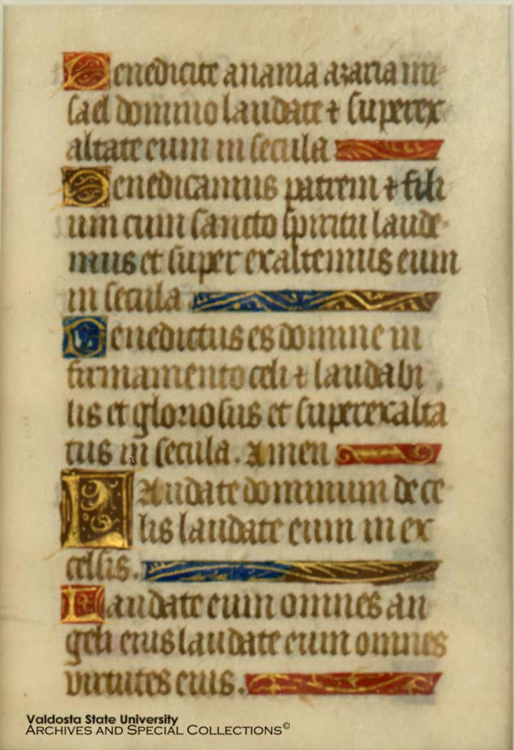 AFTB 64: Illuminated Manuscript, 1490