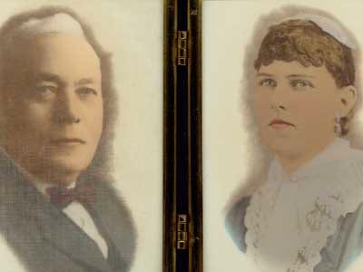 The Stricklands (Late 1800's). Leona's grandparents and William Strickland's parents, Colquitt S. Strickland and Martha (Mattie) Leona Strickland.