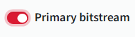 VText Primary bitstream checkbox